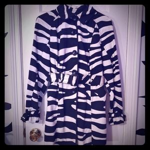 INC  spring zebra print jacket